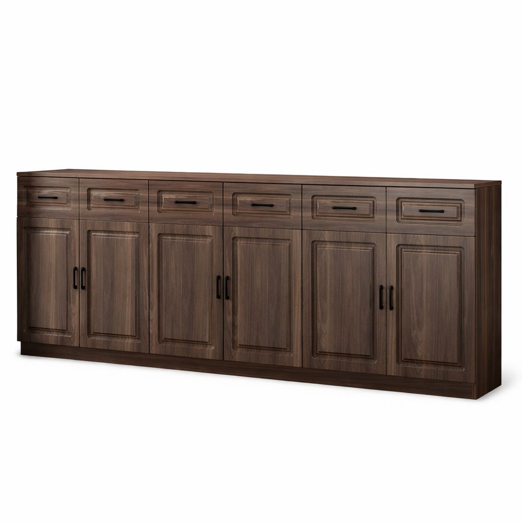 Modern Farmhouse Sideboard Buffet Cabinet, Freestanding Storage Console ...