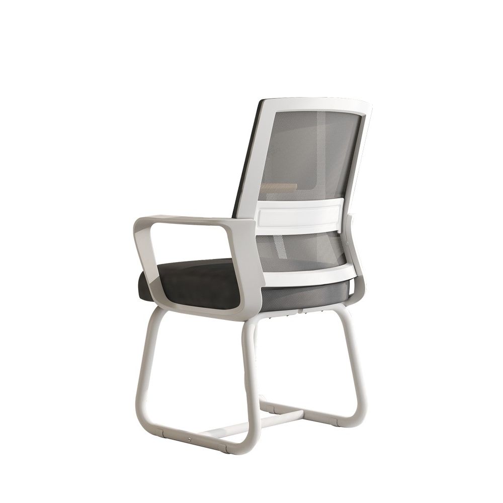 Minimalist Ergonomic Mesh Computer Chair with Sled Base and Lumbar ...