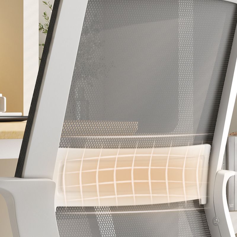 Minimalist Ergonomic Mesh Computer Chair with Sled Base and Lumbar ...