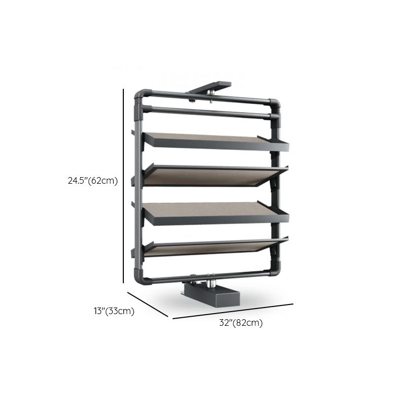 Pull Out Shoe Rack Insert Sleek 360° Rotating Shoe Rack Insert, Pull-Out Closet Organizer with ...