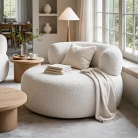 Cream Boucle