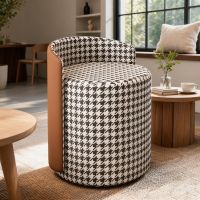 Brown Houndstooth