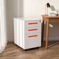 White / Orange Accent