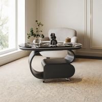 Black Frame with Black Marble Top