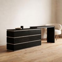 Black Pattern / Travertine