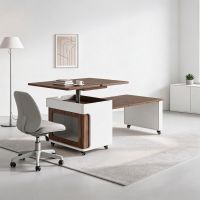 Walnut and White