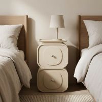 Ivory White with Khaki
