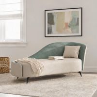 Sage Velvet / Ivory Leather
