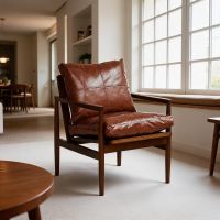 Brown Waxed Leather