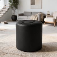 Black PU Leather