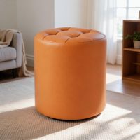 Orange Nappa Leather
