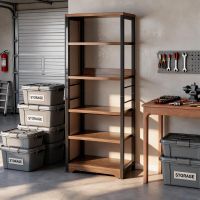Black Oak with Black Frame