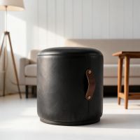 Black Silicone Leather