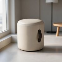 Cream Silicone Leather